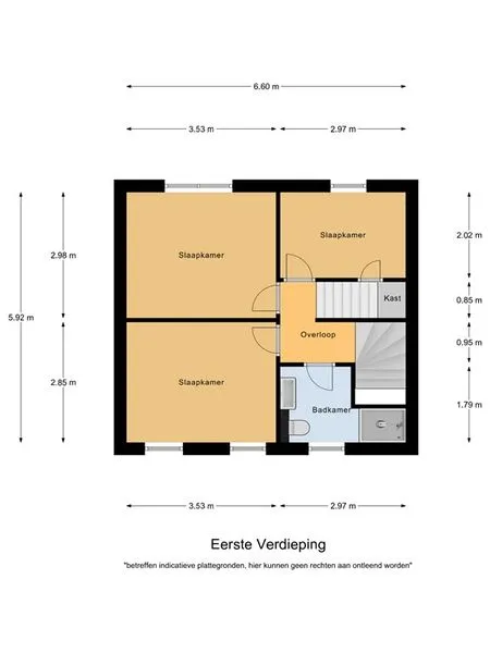 Plan - Modernised Two-Storey House with Garden in Reusel