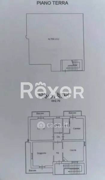Plan - Bifamiliar House with Olive Grove in Castilenti