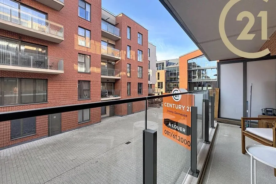 Balcony - New Flat with Garden in Louvain-La-Neuve