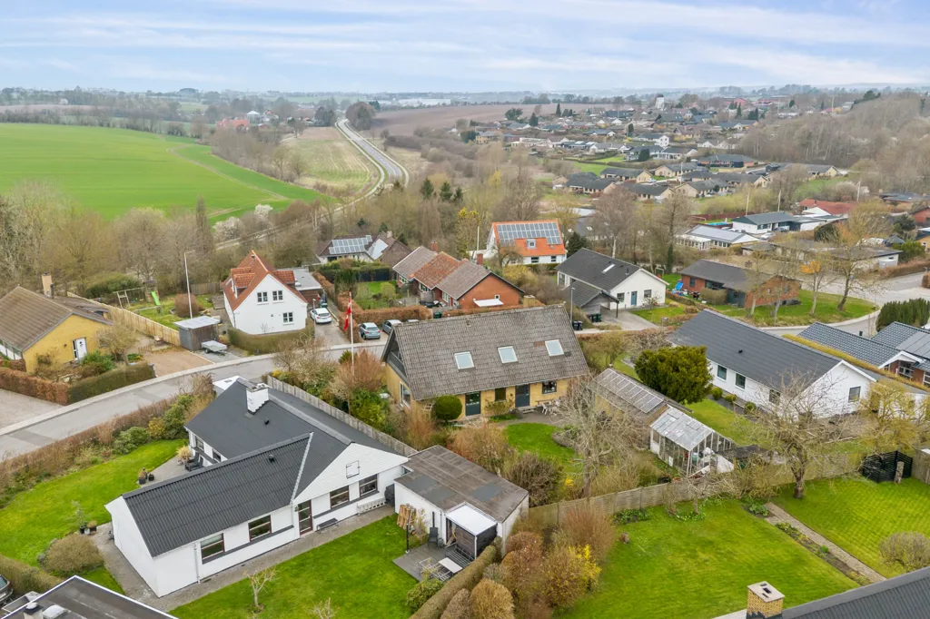 Vue aérienne - Spacious Villa in Bjert with Community Access