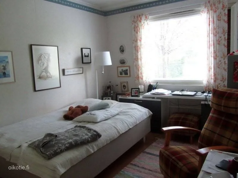 Bedrooms - Renovated Apartment with Balcony in Kemi