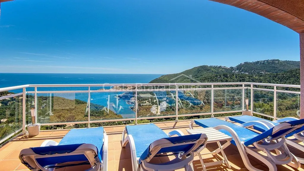 Balkon - Villa with Pool and Sea Views in Sa Tuna