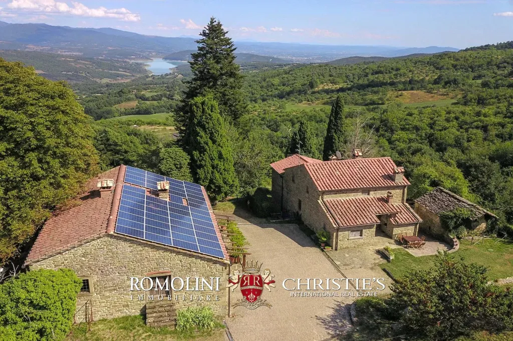 Vue aérienne - Organic Farm with Pool in Tuscany