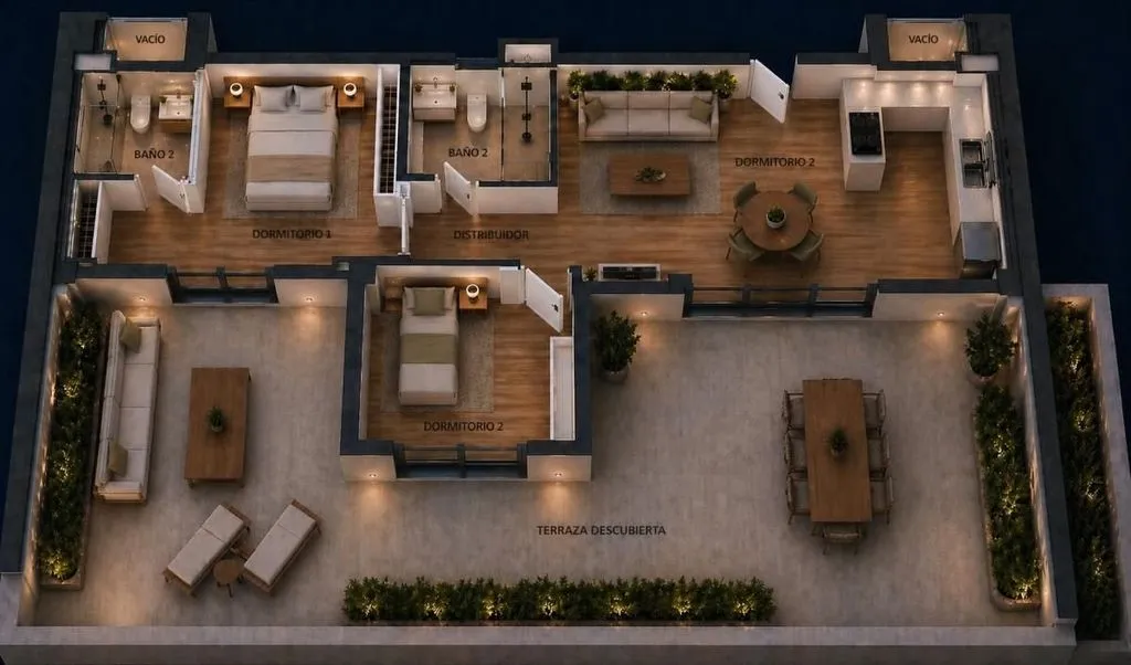 Plan - Luxury Flat with Pool in La Cala de Finestrat