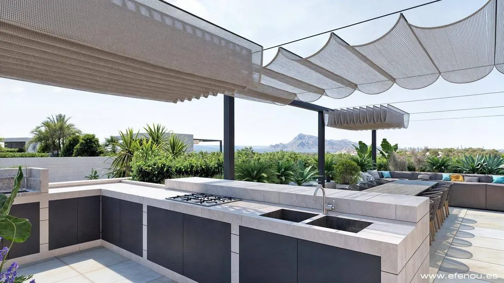Terrasse - Luxury Villa with Pool in Altea Golf