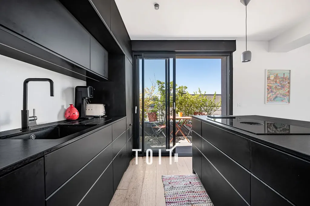 Cucina - Contemporary House with Rooftop in Malakoff