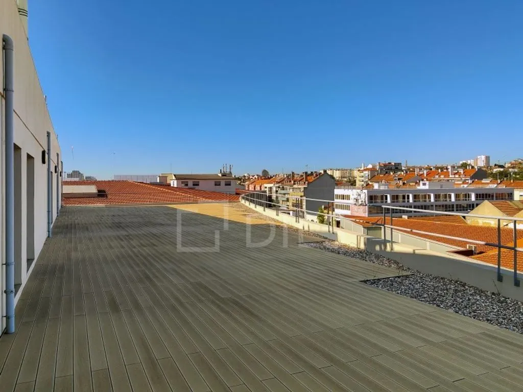 Terrass - Office with River View in Marvila, Lisbon