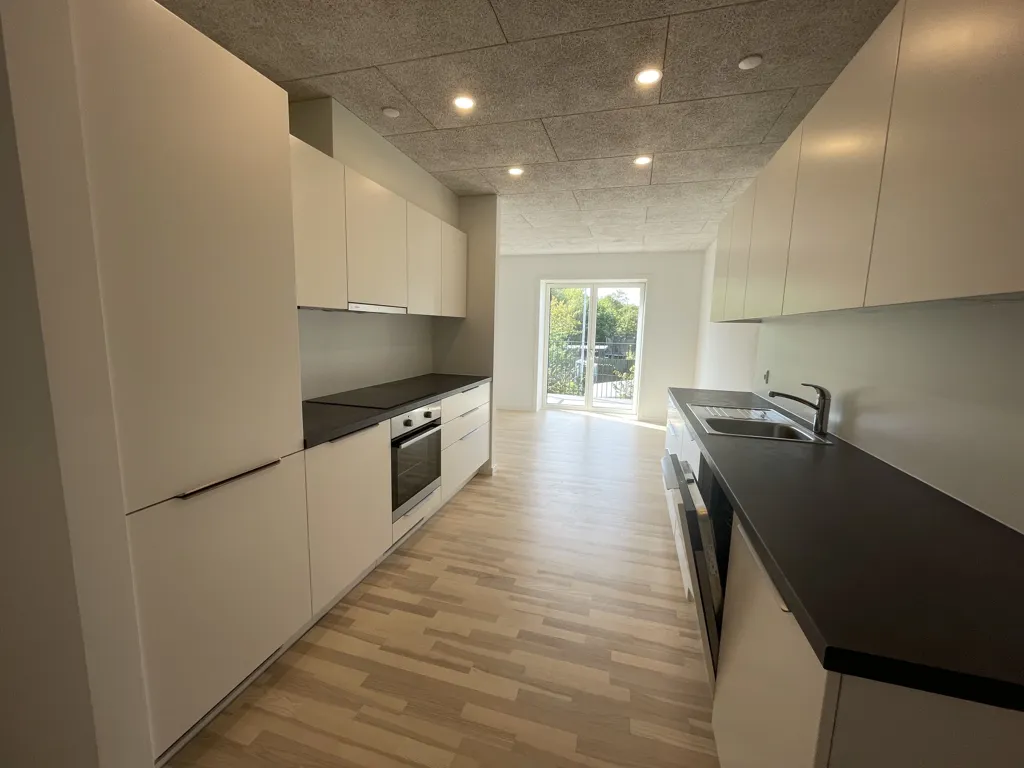 Kitchen - Apartment with Balcony in Roskilde