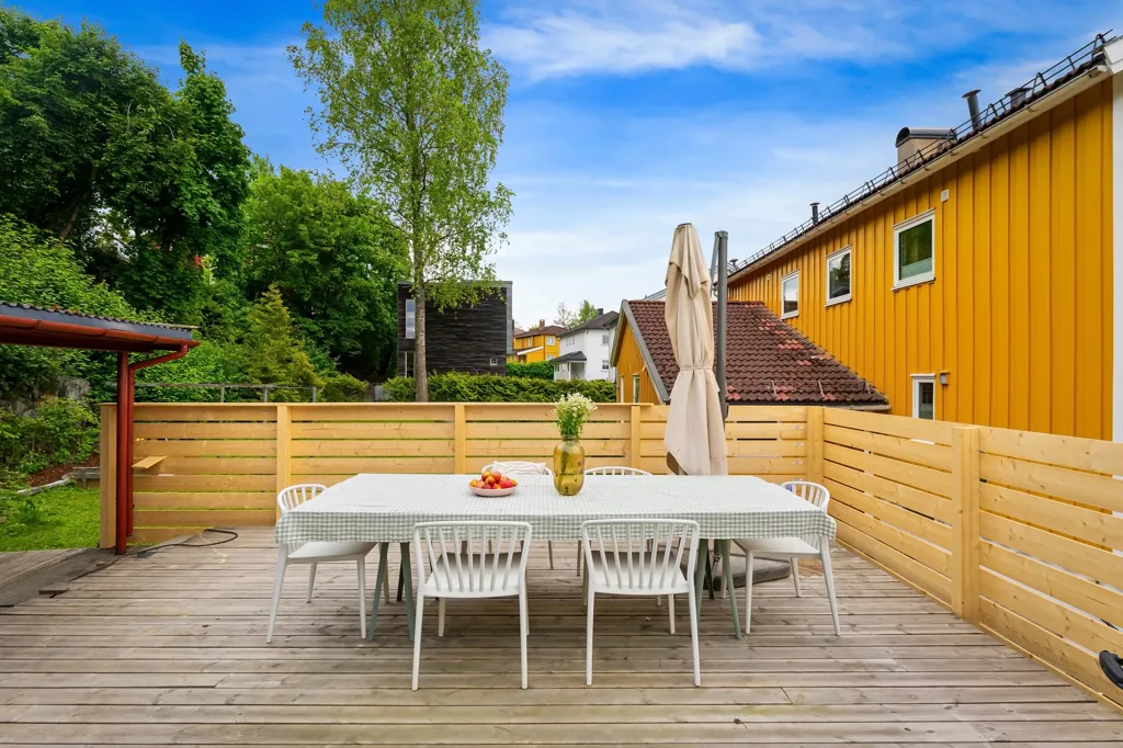 Terrasse - Duplex with South-West Terrace in Oslo