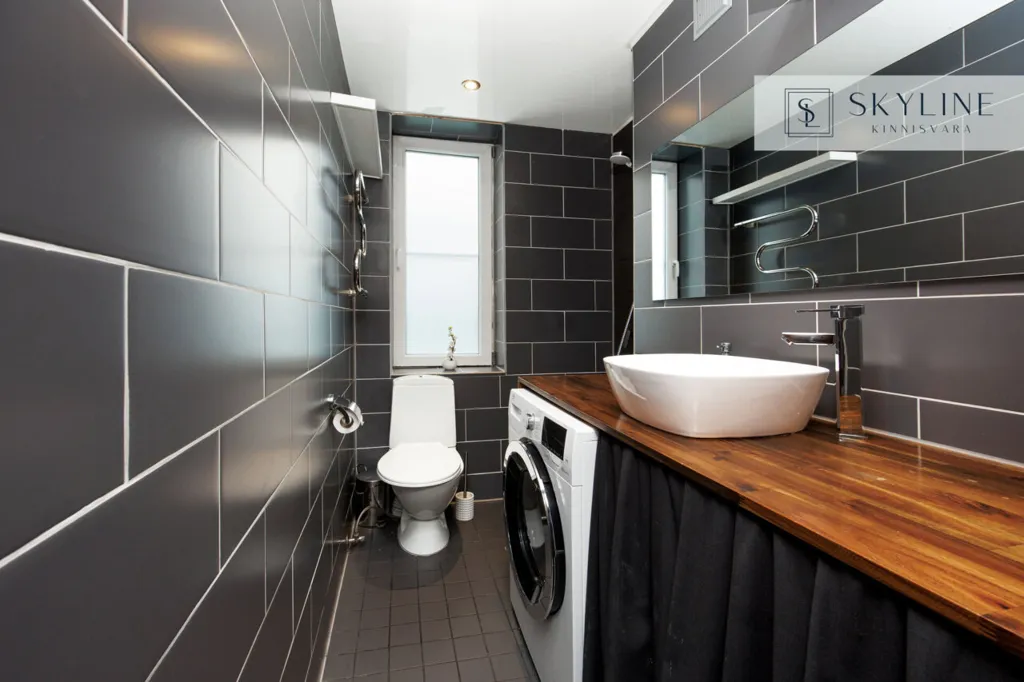 Bathrooms - Functional 3-Bedroom Flat with Garden in Kristiine