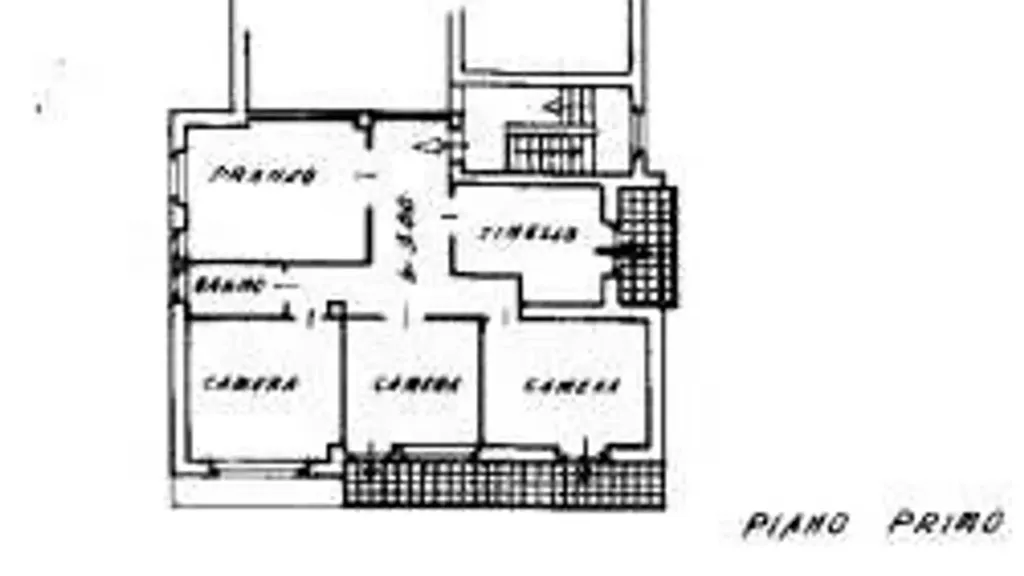 Plan - Bifamiliare House with Shared Entry in Città di Castello
