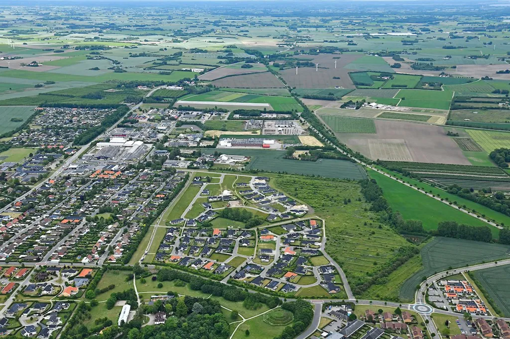 Vue aérienne - Year-Round Plot with 5G Coverage in Skælskør