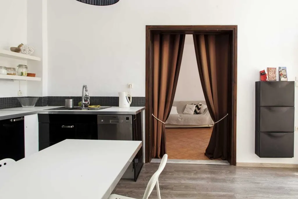 Köök - Ground Floor Flat with Yard in Heraklion