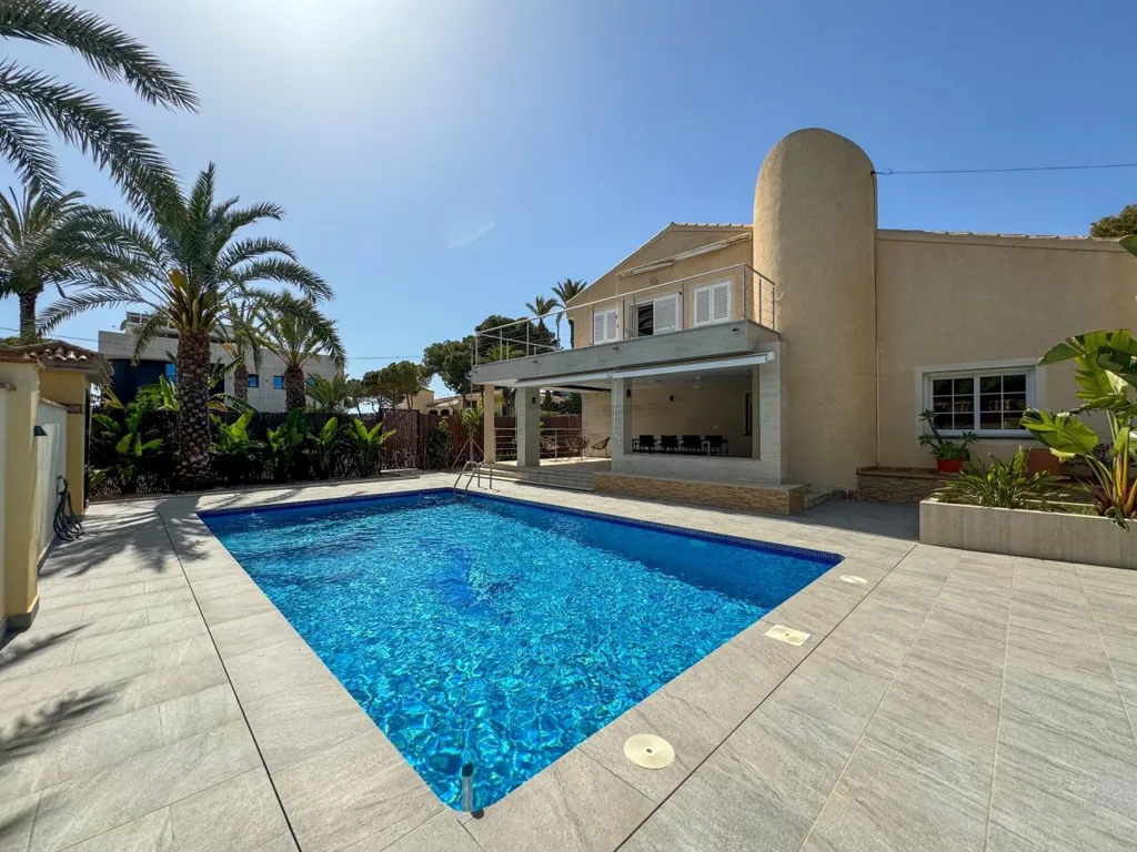 Pool - Mediterranean Villa with Pool in Cabo Roig
