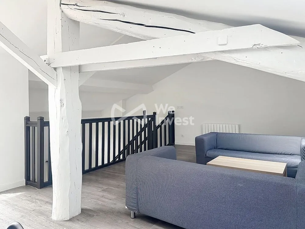 Séjour - Appartement Duplex avec Balcon à Saint-Étienne