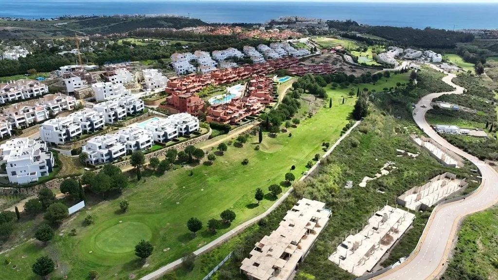 Aerial - Luxury Flat with Pool in Casares, Andalusia