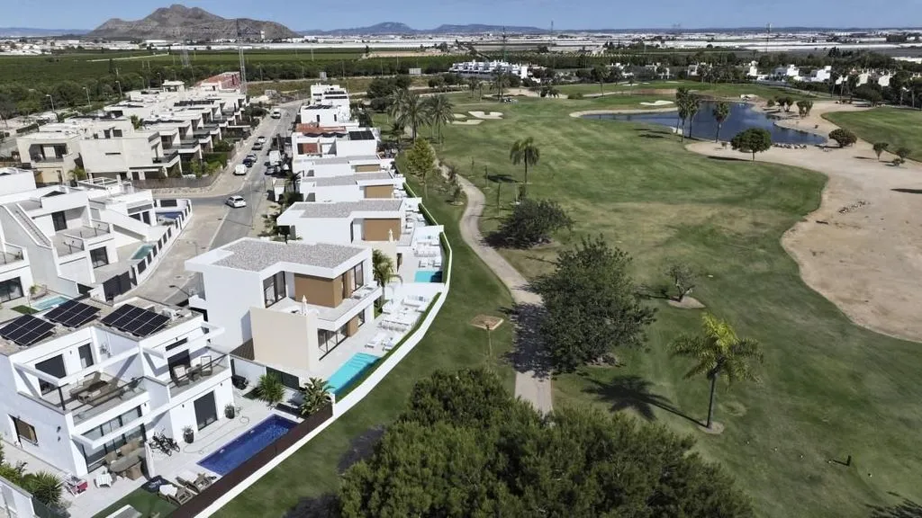 Vue aérienne - Luxury Villa with Pool in San Javier, Murcia