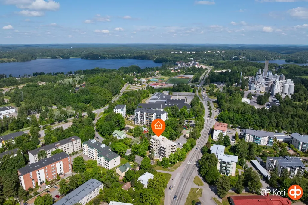 Vue aérienne - Modern Apartment with Sea View in Lohja Centre