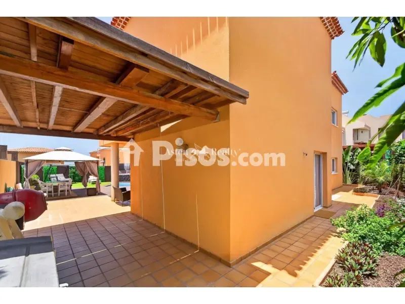 Terrass - Chalet with Private Pool in Puerto de Santiago