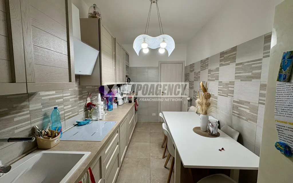 Cuisine - Rearranged Apartment with Balcony in Pieve Emanuele