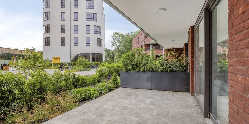 Jardin - Appartement avec vue parc à Boom