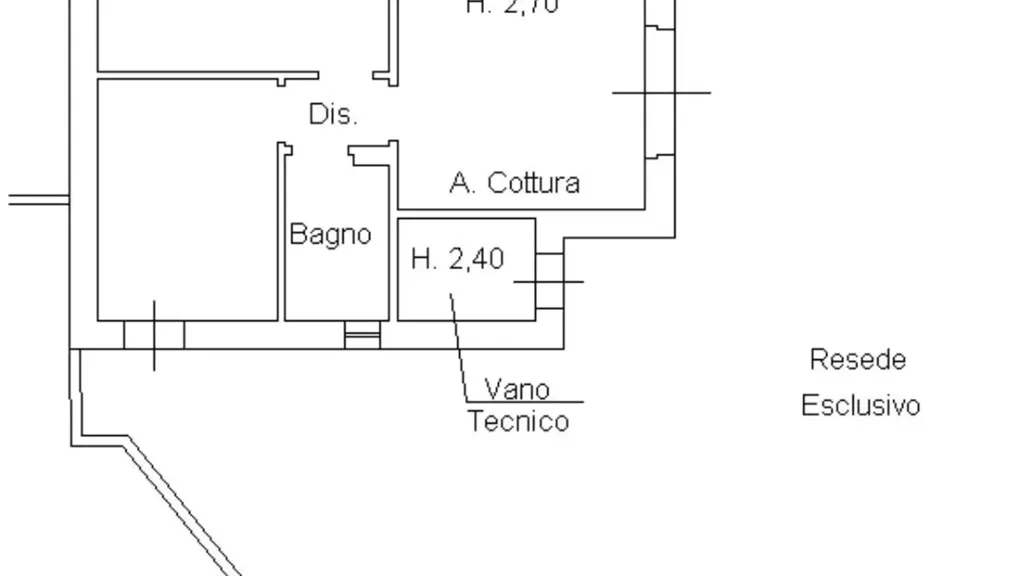 Plan - Newly Built Apartment with Garden in Empoli
