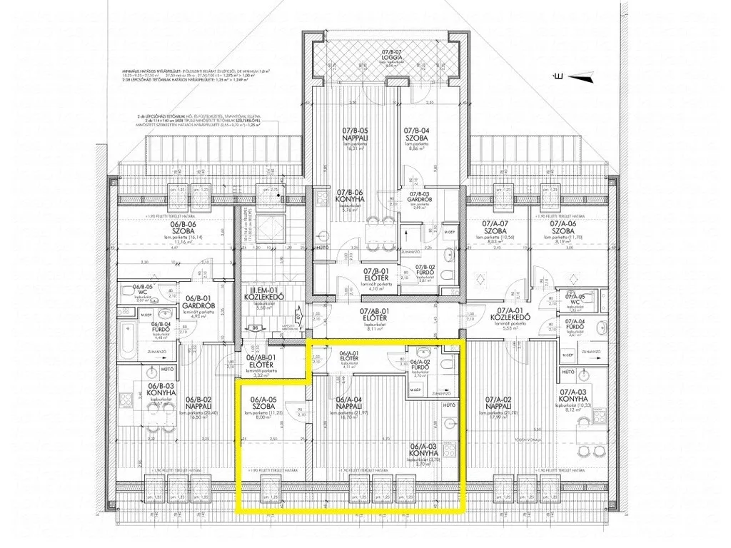 Plaan - New Apartment with Panoramic View in Szeged