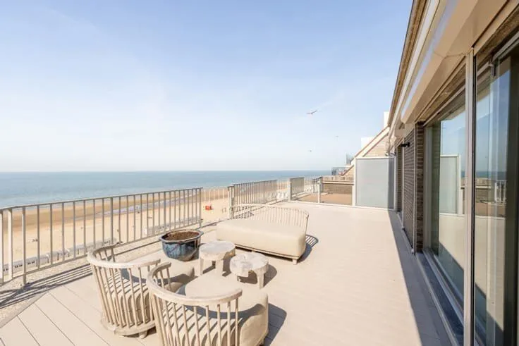 Terrasse - Appartement avec Vue Mer à Knokke-Heist