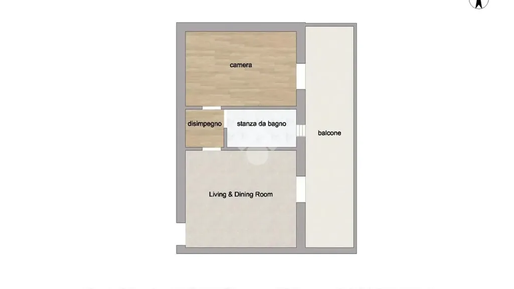 Plan - Modern Flat with Terrace in Pievesestina, Cesena