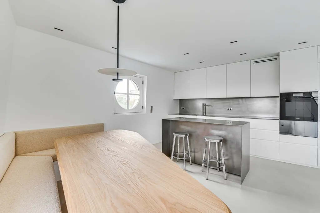 Cuisine - Appartement de Luxe avec Vue Tour Eiffel à Paris 16