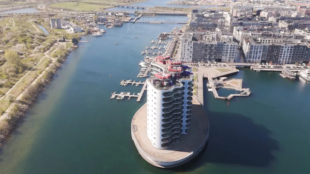 Õhuvaade - Exclusive Harbour View Penthouse in Sluseholm