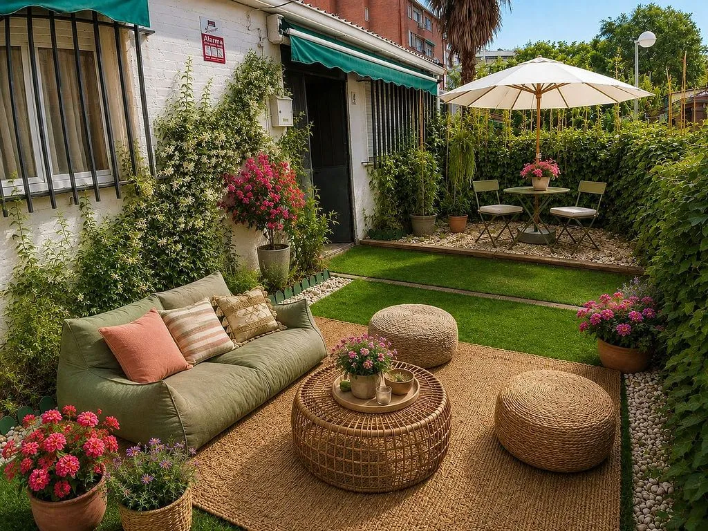 Garden - Terraced House with Garden in Campo de Criptana