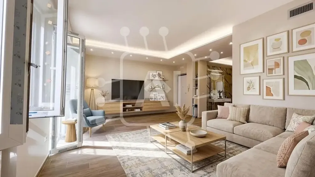 Séjour - Bright 3-Room Apartment with Balcony in San Severo
