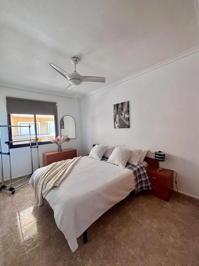 Bedrooms - 2-Bedroom Apartment with Terrace in Cabo Roig