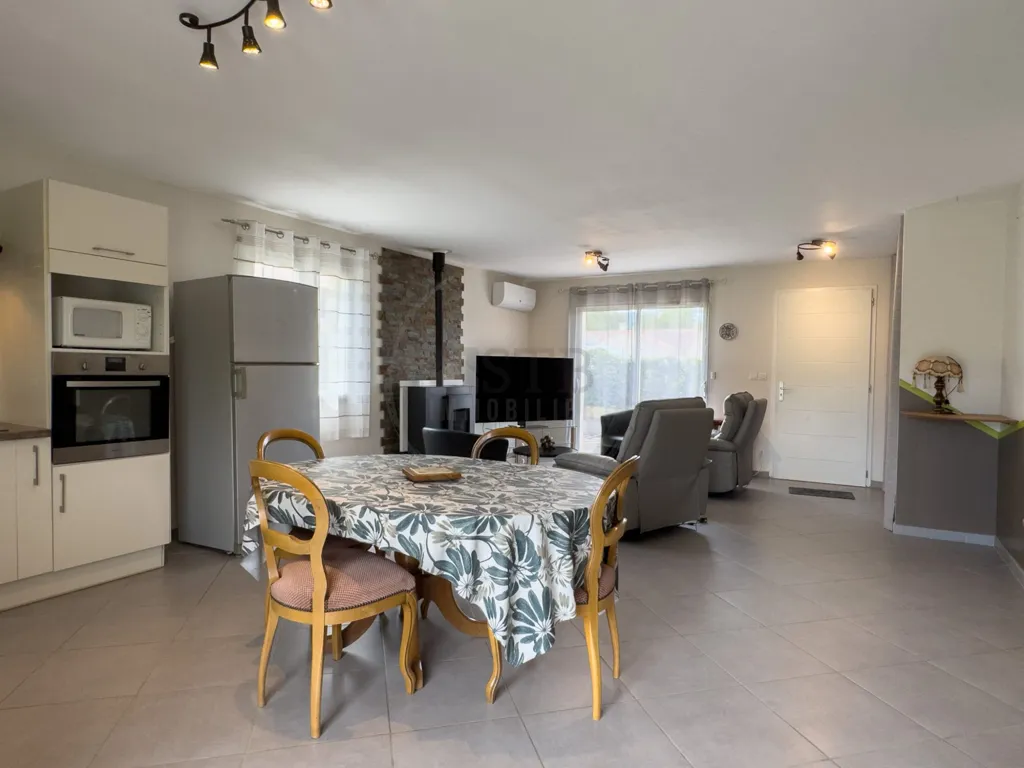 Dining Room - Terraced House with Garden in Chomérac