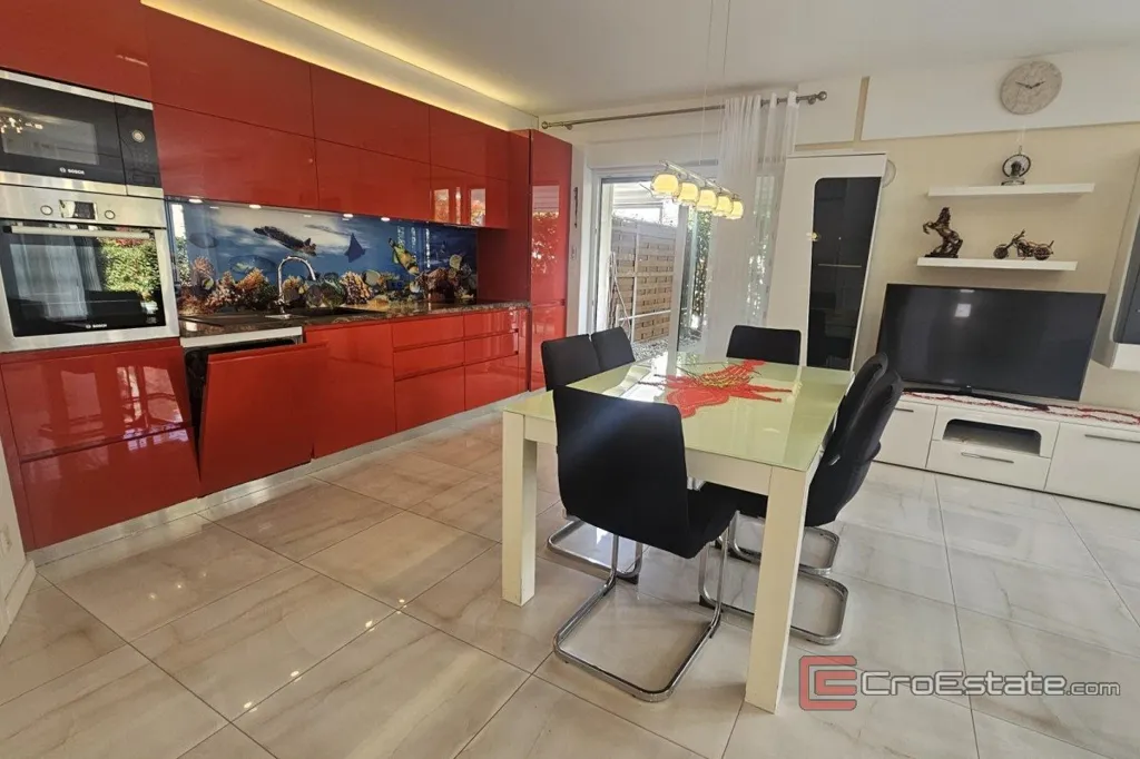 Köök - Apartment with Pool in Malinska, Krk