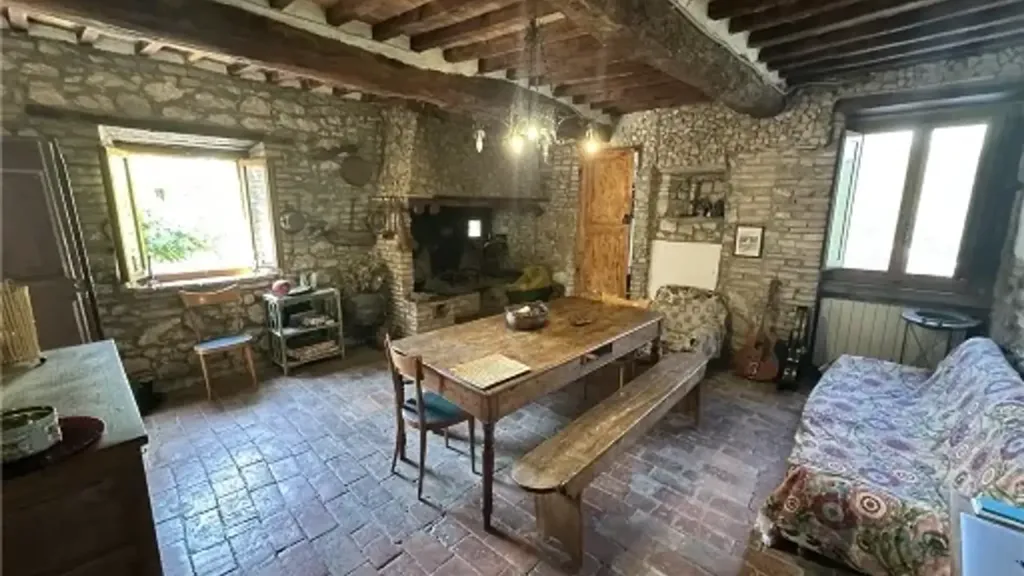 Salle à manger - Rustic Terraced House in San Gimignano