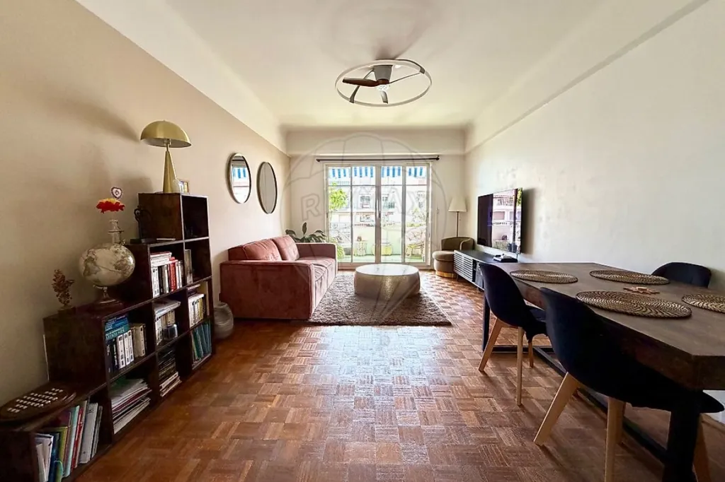 Soggiorno - 3-Bedroom Apartment with Sea View in Nice