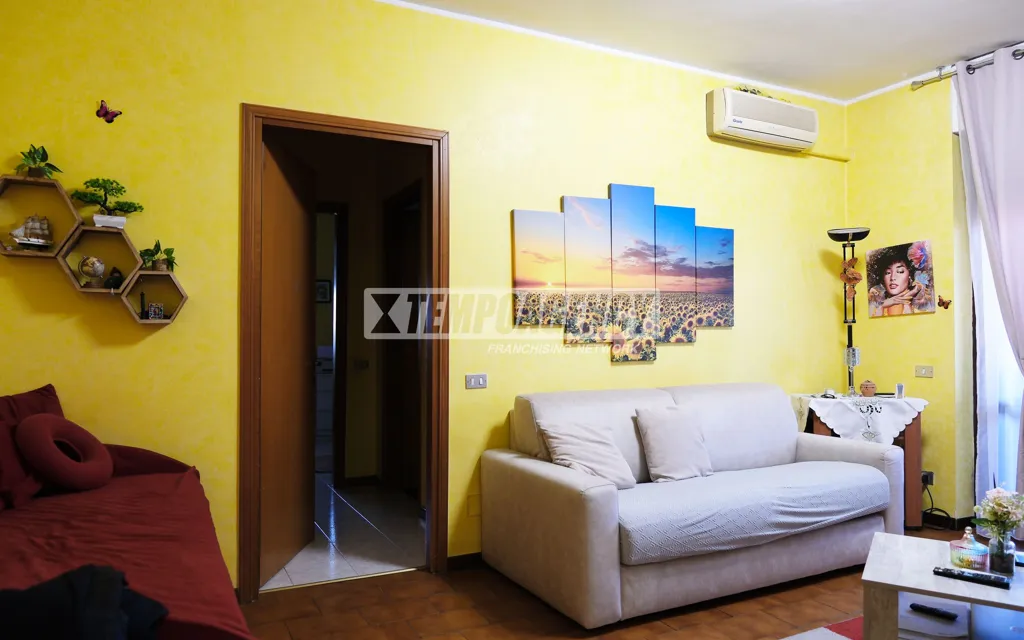 Living Room - 2-Bedroom Apartment with Terrace in Pieve Emanuele