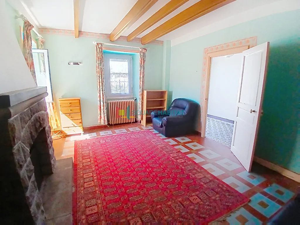 Séjour - Maison en Pierres à Rénover au Bourg de Ploubazlanec