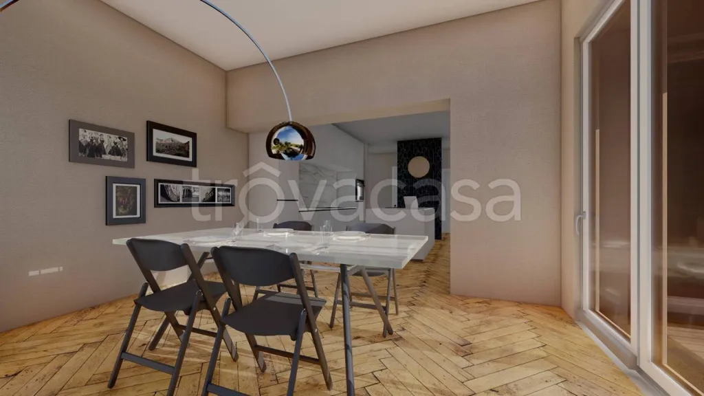 Salle à manger - Retrofitted Mansard Apartment with Balcony in Bra