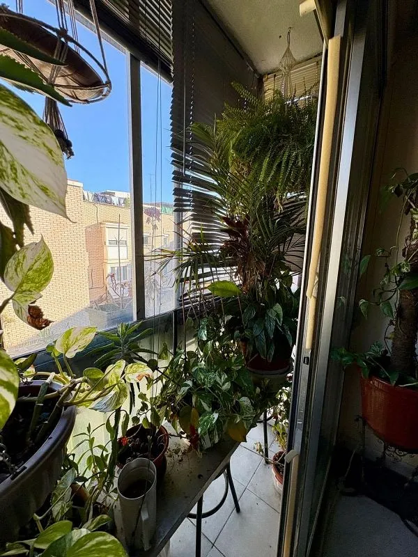 Balcon - Apartment with Private Rooftop in Moratalaz