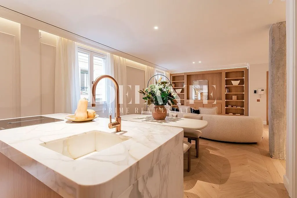 Köök - Contemporary Flat with Botanical Gardens View in Madrid