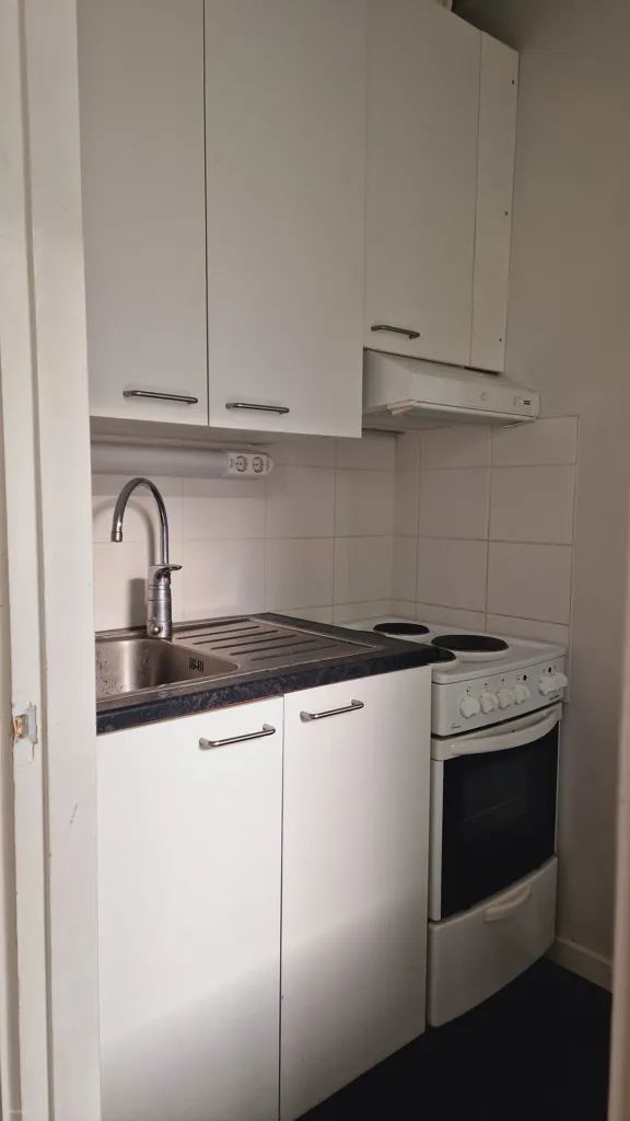 Cuisine - Studio Flat with Balcony in Savilahti, Mikkeli