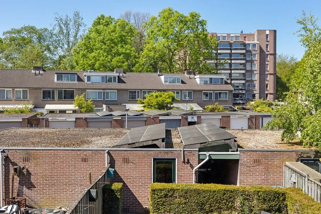 Vue aérienne - Characterful Semi-Detached House with Garden in Eindhoven