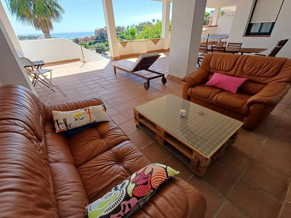Terrace - Apartment with Pool and Terrace in La Alcaidesa