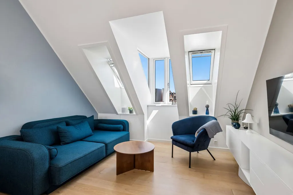 Soggiorno - Apartment with Original Features in Copenhagen N