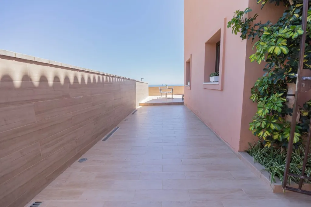 Terrasse - Corner Chalet with Sea View in Benalmádena