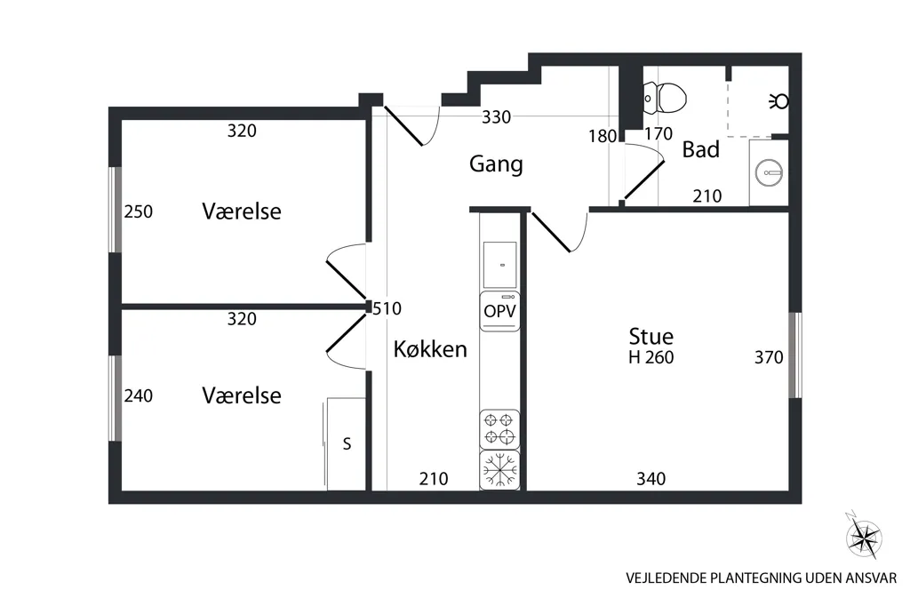Plan - New Flat with City View in Bangs Have
