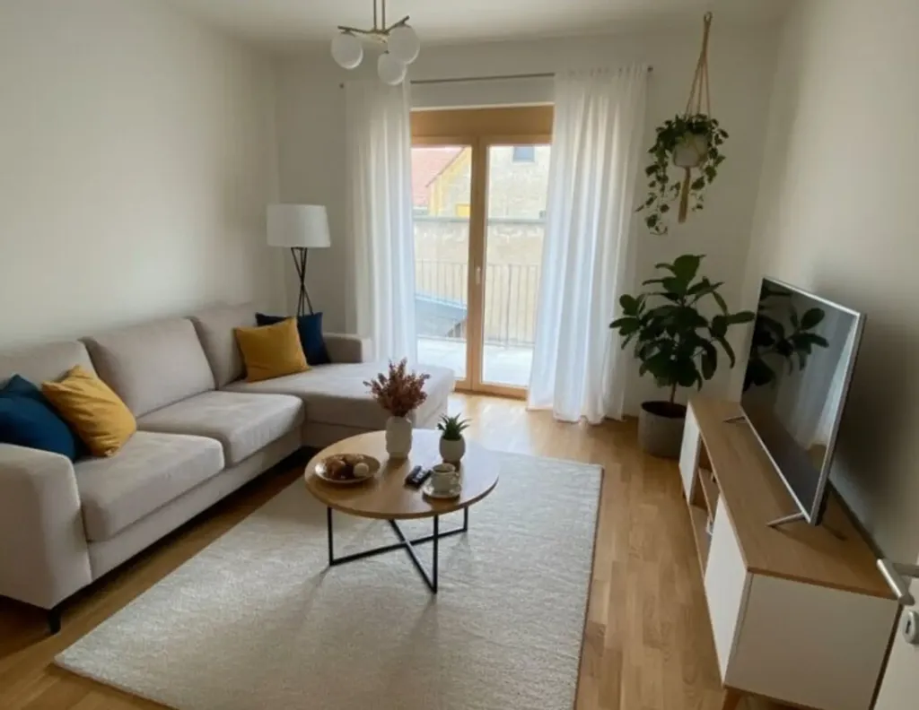 Séjour - Rented Flat with Balcony at Knittelfeld Centre